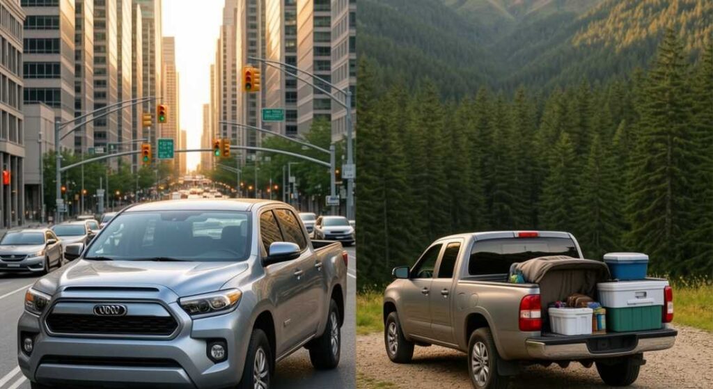 Pickup Truck Advantages for City Driving and Camping